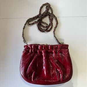 Vintage Red Eelskin purse!